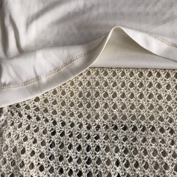 Zara mesh fringed hem midi skirt M - Picture 15 of 16